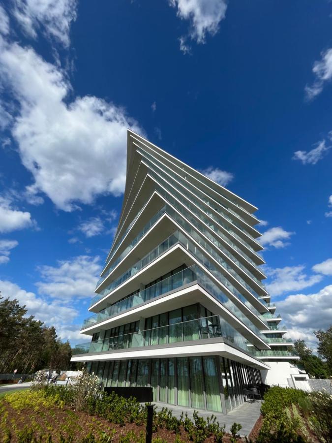 Wave Apartment Tyballtic 7Th Floor With Two Bedrooms And Sea View! Miedzyzdroje Bagian luar foto
