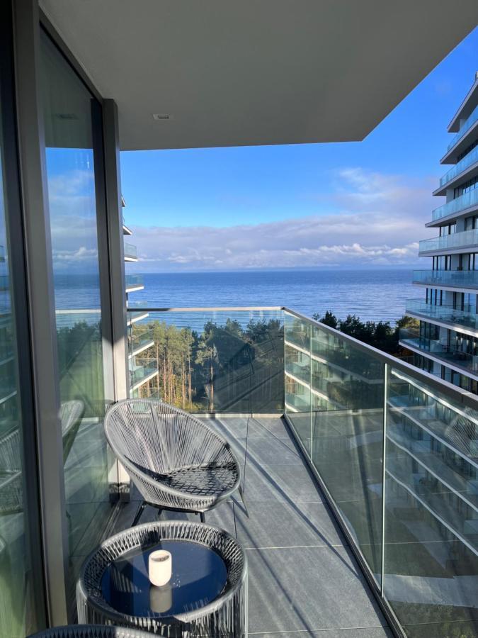 Wave Apartment Tyballtic 7Th Floor With Two Bedrooms And Sea View! Miedzyzdroje Bagian luar foto