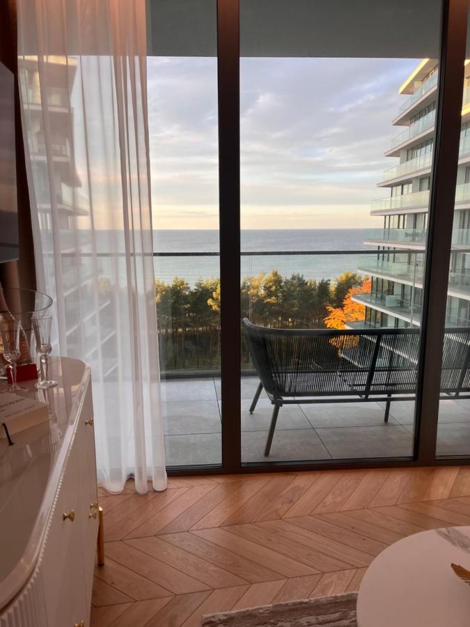 Wave Apartment Tyballtic 7Th Floor With Two Bedrooms And Sea View! Miedzyzdroje Bagian luar foto